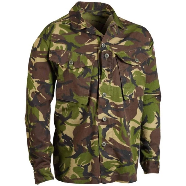 Camicia da combattimento di boschi da combattimento originale dell'esercito britannico combattimento militare dpm field giacca camicia 95 leggero nuovo