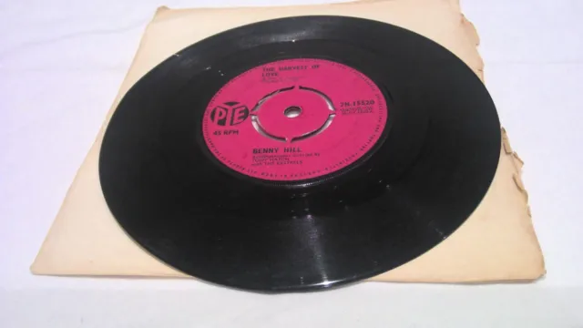 Benny Hill – The Harvest Of Love - 7" Vinyl