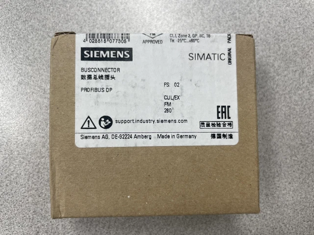 Connettore Bus Siemens Simatic 6ES7972-0BA12-0XA0 – Lotto Da 10 Pezzi – Usati