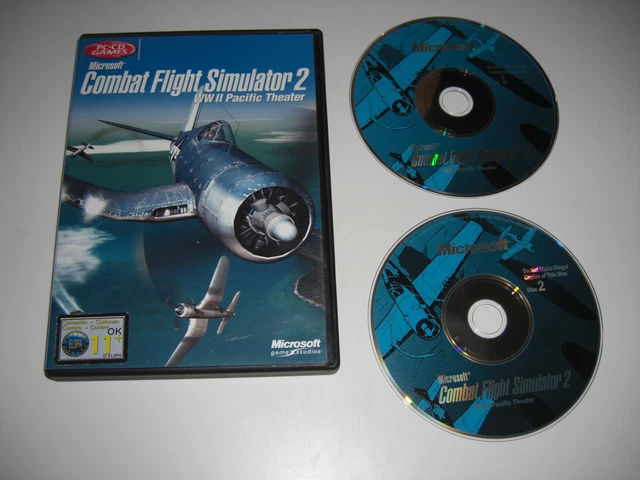 MICROSOFT COMBAT FLIGHT SIMULATOR 2 Pc Cd Rom WWII Pacific Theatre CFS ...