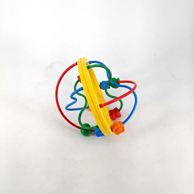 VINTAGE FISHER PRICE Primary Colors Slide Bead Ball Baby Toddler Infant Toy 19.99 PicClick