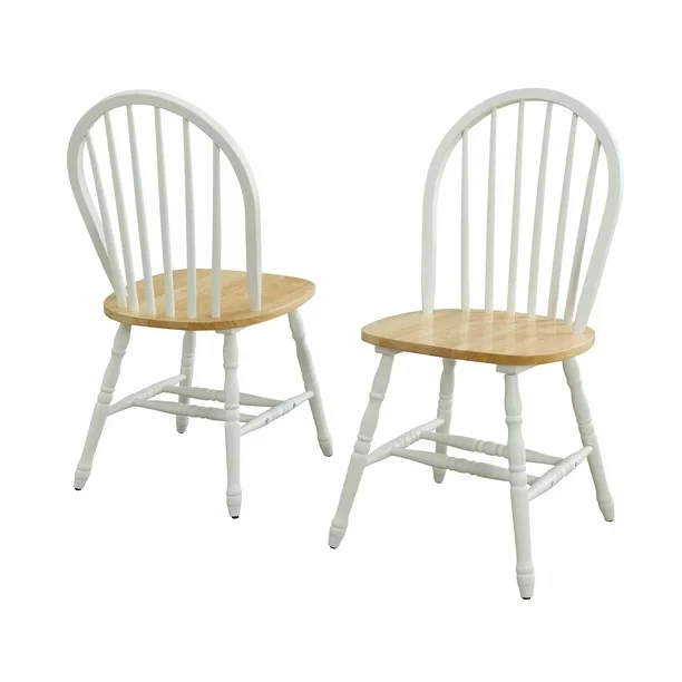 Better Homes and Gardens Autumn Lane Windsor Solid Wood Dining Chairs (Set of 2)