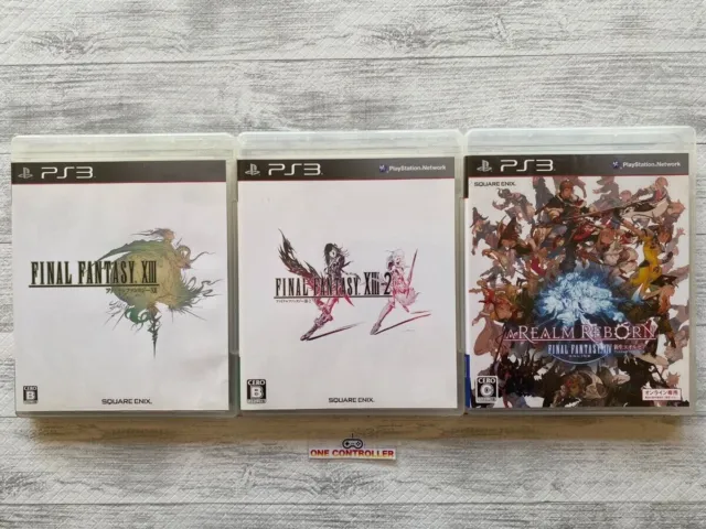 SONY PlayStation 3 PS3 FINAL FANTASY XIII XIII-2 & A Realm Reborn from Japan