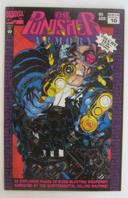 The Punisher Armory #10 Low Print Run Marvel 1994 Comic Excellent