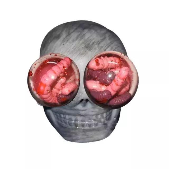 Bola de alivio de compresión simulación bomba de cráneo truco cerebral juguete del día de los locos