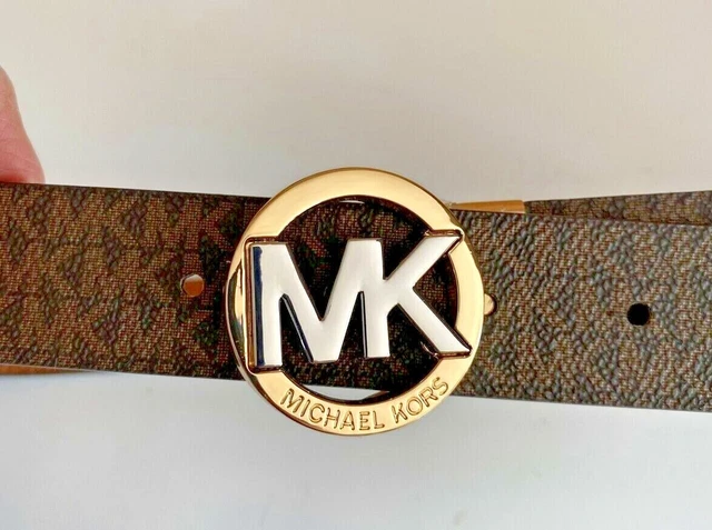 Michael Kors Women\'s  2 -in- 1 Twist Reversible Belt Brown Black size large NWT MICHAEL Michael Kors Double Buckle Belts for Women | Mercari main image 4