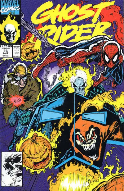 Ghost Rider #16 Volume 2 Marvel Comics August Aug 1991 (VFNM or Better)