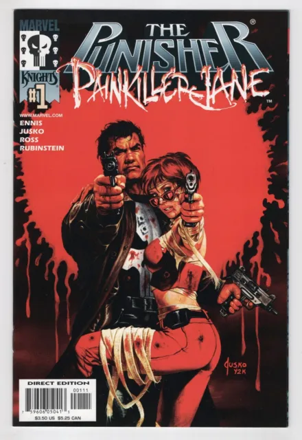 The Punisher/ Painkiller Jane  #1  Marvel Knights  (Marvel 2001) Vf-Nm