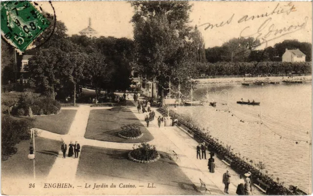 CPA Enghien les Bains Le Jardin du Casino FRANCE (1308424)