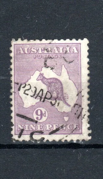 Australia 1929-30 9d Kangaroo Die IIB SG 108 FU CDS