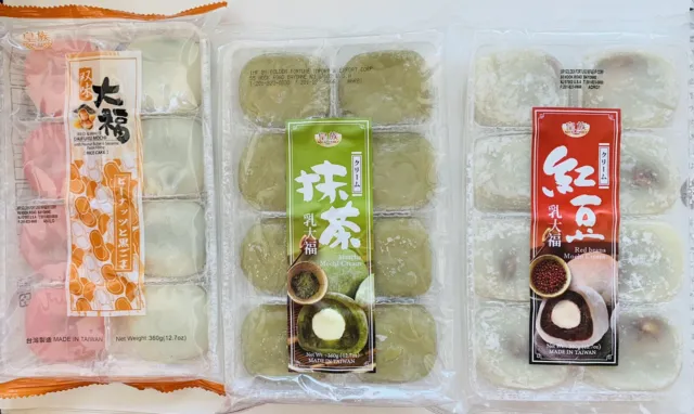 Daifuku Mochi - Japanese Dessert 8 Pieces Per Pack Various Flavors to Choose