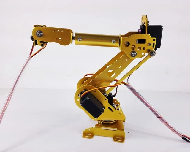 Fivetwofive Kit Bras Mécanique 6DOF – Manipulateur Robotique Aluminium Pour Projet Éducation & Loisir