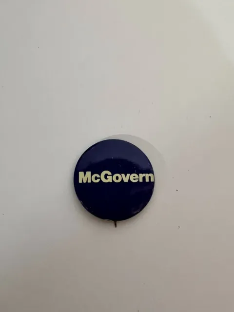 Mcgovern Political Campaign Pin Button (A2)