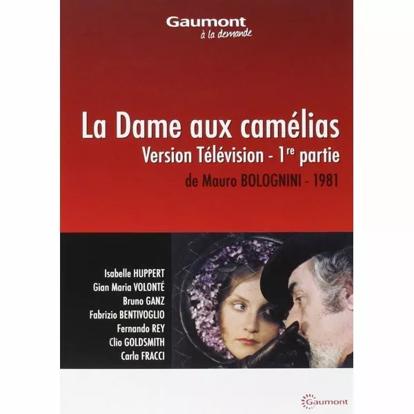 DVD - La dame aux camélias, Partie 1 - Gaumont Video - Isabelle Huppert, Gian Ma