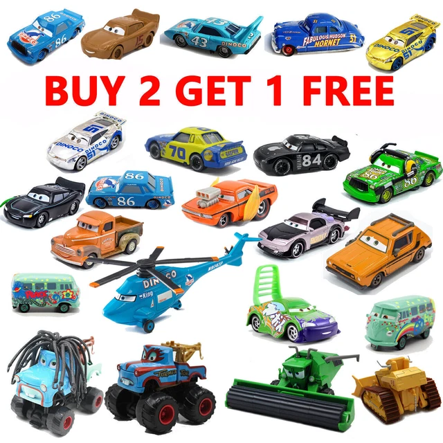 Disney Pixar Cars Lot Lightning McQueen Diecast Model 1:55 Toys Collection Wingo