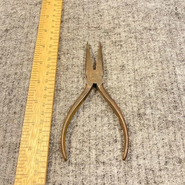 Vintage Kraeuter Pliers Supreme Needle Nose 1671-6 6" Long USA