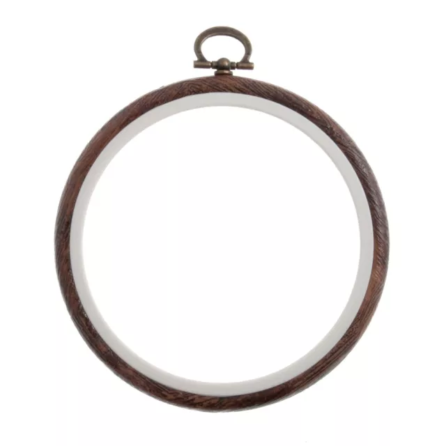 Resin Embroidery Hoop- Wood Effect- Display Hoop