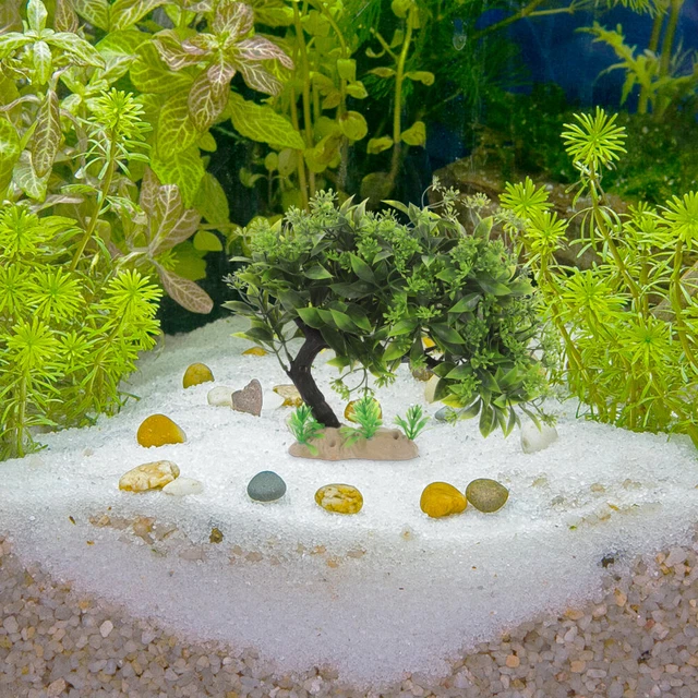 Fish Tank Plants Aquarium Artificial Tree Landscaping Ornaments