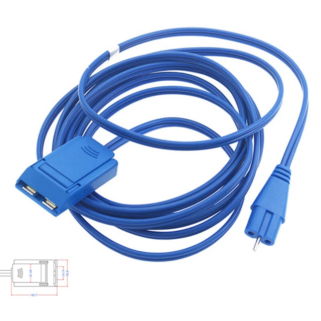 Electric Knife Negative Plate Connecting / loop Line Electrocautery REM Plug 3M