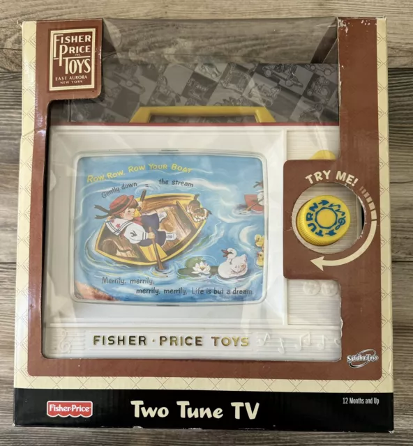 Fisher Price Toys 2007 Mattel Inc. - Two Tune TV - BRAND NEW - Video Working!