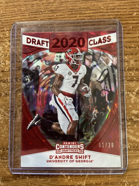 2020 Panini Contenders Draft - D'Andre DAndre Swift - Rookie Draft Class SSP /20