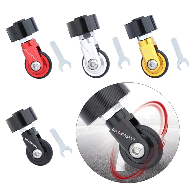 Folding Bike Roller Seat Tube 33.9mm Seatpost Caster Mounted