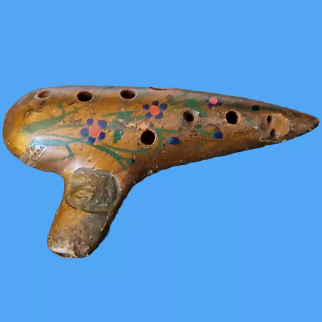 12 instruments de musique peints à la main en céramique Ocarina