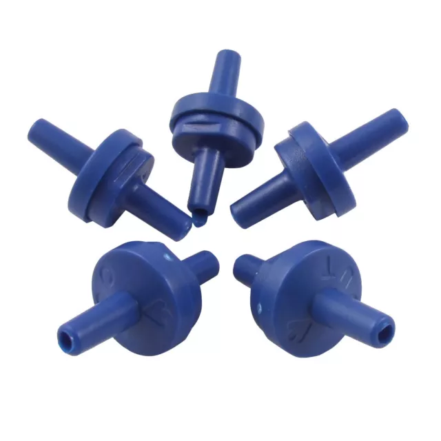 5pièces en plastique bleu pompe à air Outlet Consulter Valves pour Aquarium