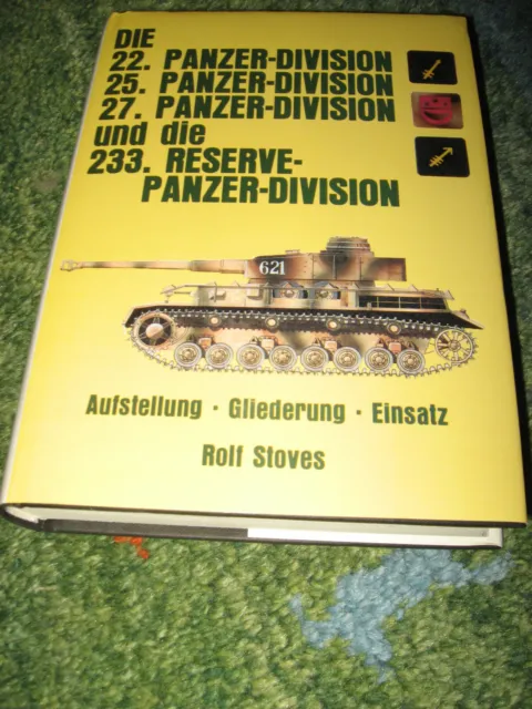 Geschichte der 22. , 25. , 27. und 233. Panzer Division ! EA ! Rarität von 1985