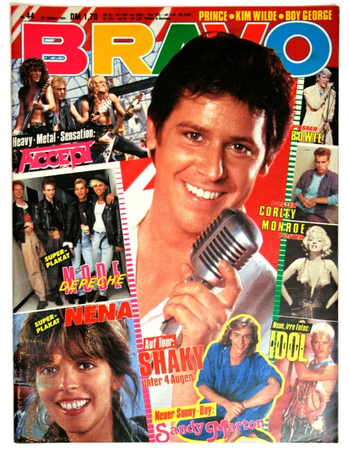 BRAVO Nr. 44/1984 NENA KIM WILDE PRINCE DURAN DURAN QUEEN SHAKIN´STEVENS KISS