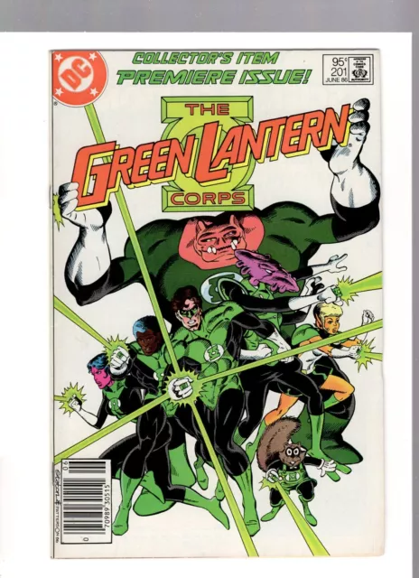 Green Lantern Corps #201 - 1st Appearance Kilowog - High Grade Newsstand CPV