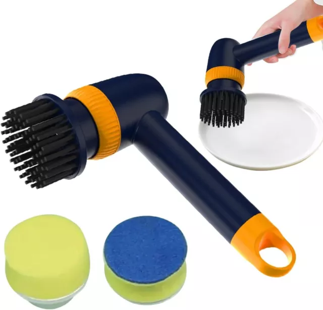 5 In 1 Electric Spin Scrubber Portable Power Cleaning Brush Handheld Scrubber
