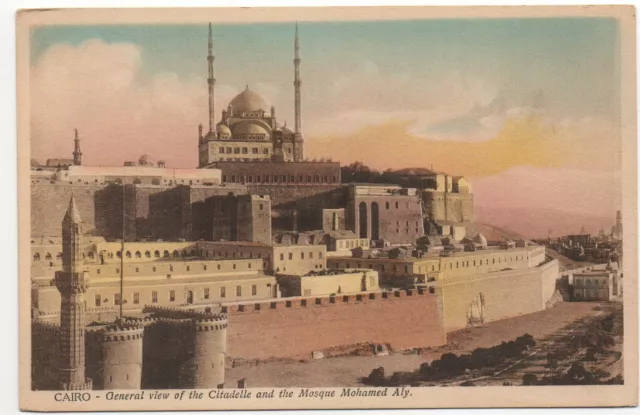 EGYPTE - Egypt - Old Postcard - LE CAIRE - Cairo - Citadelle & Mosquée