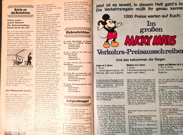 Micky Maus Comic Heft Nr.23 mit SB+GS+Beilage 1972 Z 2-3(243 3