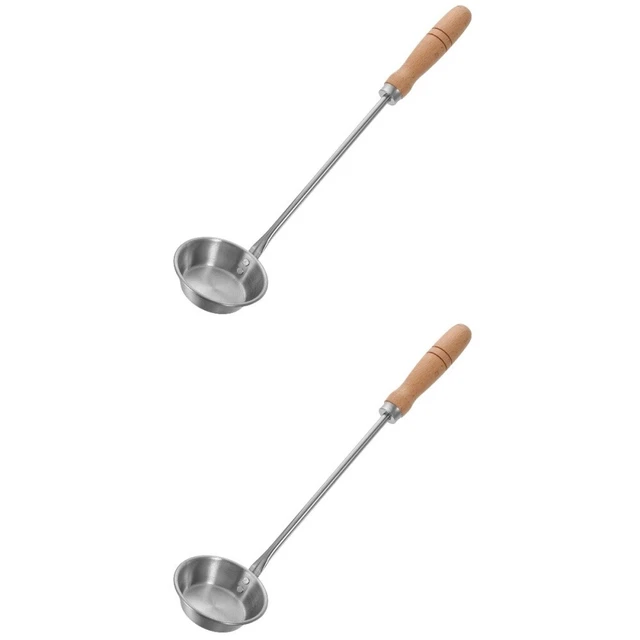 Set 2 stampo per molo ad olio legno rosette stampo timbale ciambelle muffe