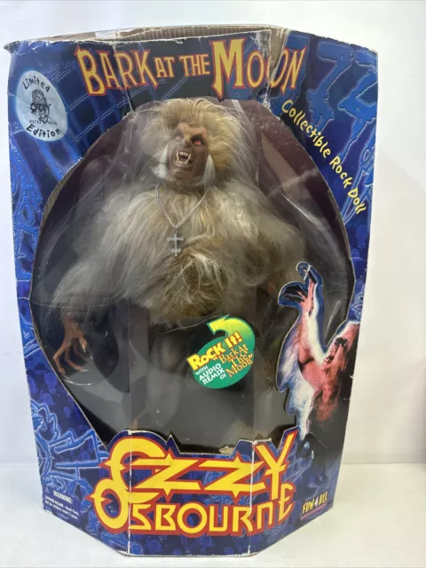 Ozzy Osbourne Bark at the Moon Werewolf Figure in Box Vintage 1999