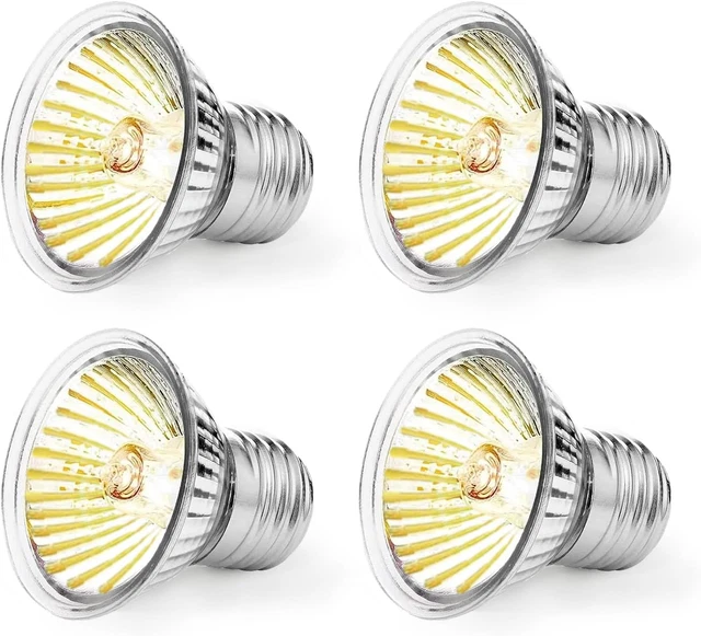 Lampada UVA/UVB Per Tartarughe E Rettili - 75W Con Timer, 2 Pack E Portalampada - Foto 7