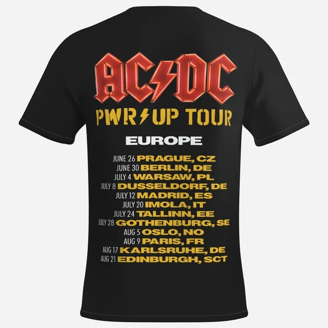 AC/DC PWR TOUR 2025 Shirt EUR 29,95 - PicClick DE