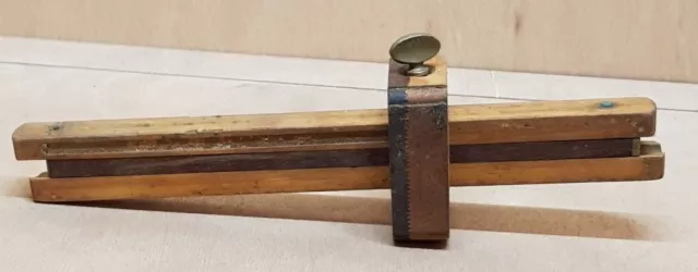 Werkzeug Antik Begleitheizung Streichmaß Schreiner Tischler Beruf Aus Holz Other