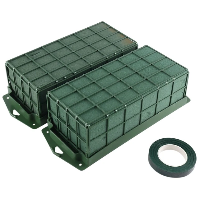2 Pack Floral Foam Cage for Flower Arrangements Dry and Wet Floral Foam for M1Q3