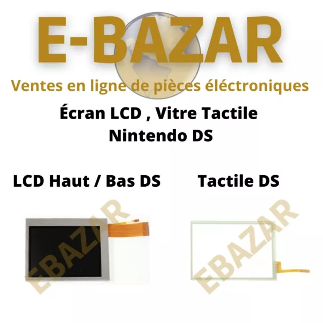 Écran LCD DS Supérieur ou Écran LCD Inférieur ou Écran Tactile Nintendo DS Fat