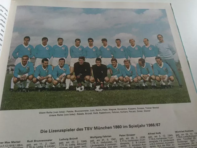 Aral Bundesliga football album / book 1966 / 67 features england  in world cup . 2