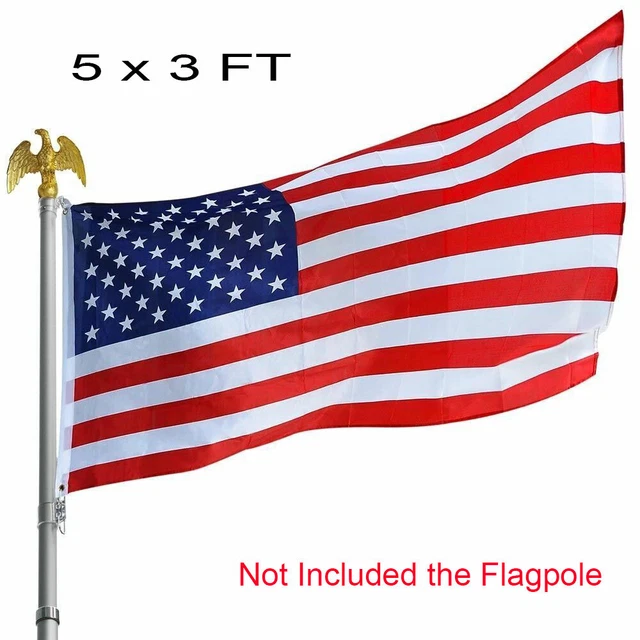 American Flag 3x5 Ft Outdoor Usa Stars And Stripes Us Flags Vivid Color