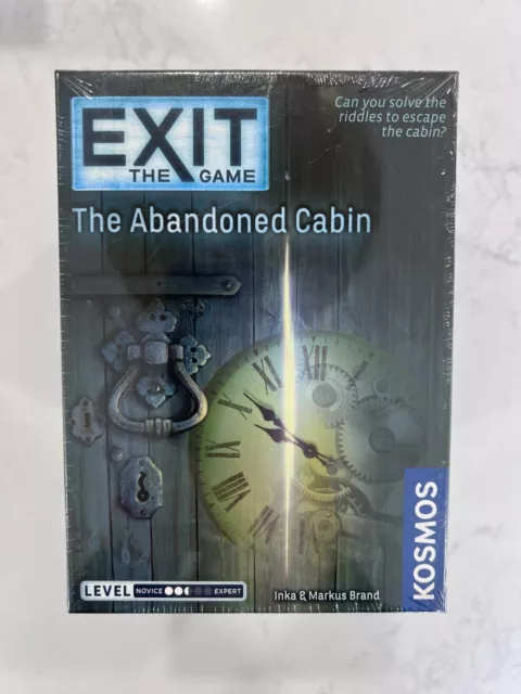 Exit the game:  The Abandoned Cabin - Escape - NEW SEALED!