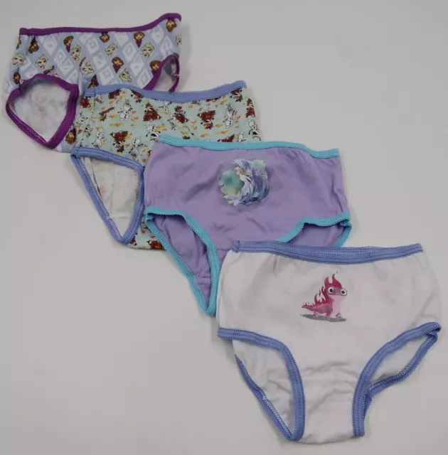 6 Pack GIRL Panties Briefs FROZEN Multicolor Cotton Underwear 9-14 YEARS