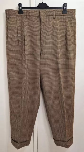Men's 1950's Aubergine Peg Trousers Rockabilly RnR R&R 50's Pegs Rockin  Peg's