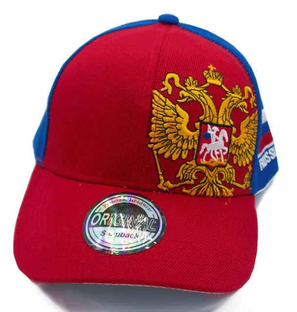 Cappy Baseball Cap WM Flagge Fahne Kappe Mütze Fußball Cappi Russland Russia