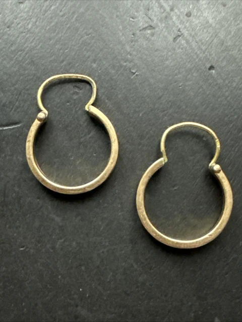 Boucles D'oreilles Pendantes Clips Dorées - Perles Vintage - Années Créateur