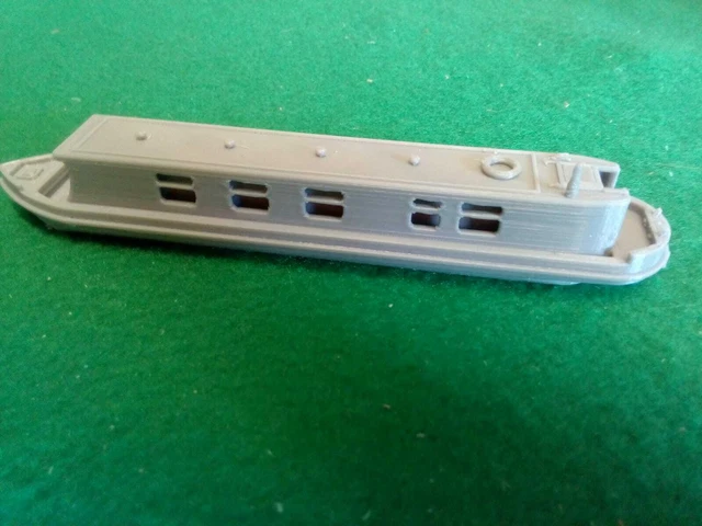 thumbnail image 2 of Working CRT Cargo Canal Boat – N Gauge Model Railway Scenery, Morrisleisure 2 of 6