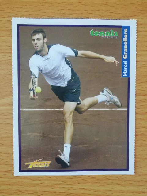 ANDRES GOMEZ RARE TENNIS 1992 ROOKIE CARD MAGAZINE TENNIS DE FRANCE